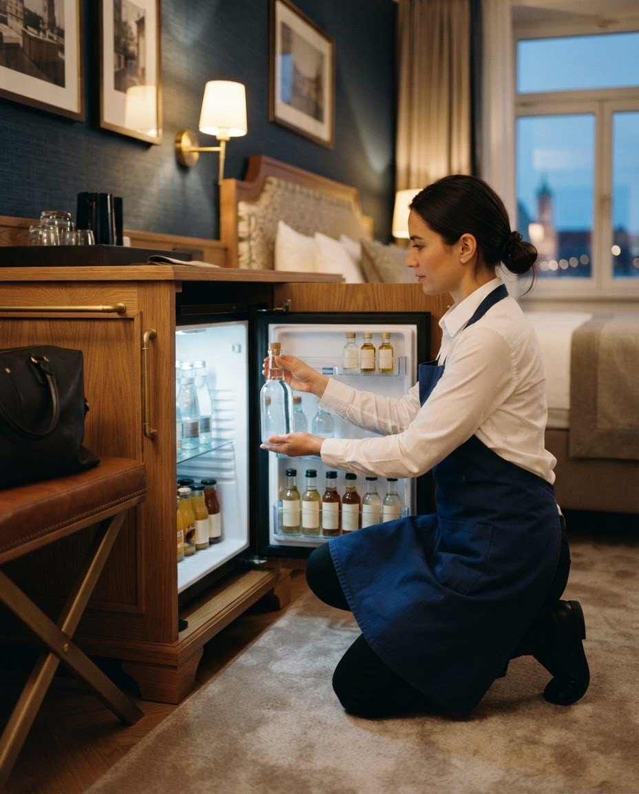 Hotelzimmer mit Minibar
